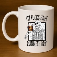 Funny Straight Outta Fucks No Fucks To Give Adult Vulgar 11oz C Handle Ceramic Mug