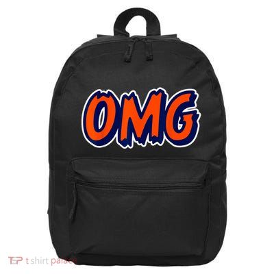 Funny Says Omg New York Apparel 16 in Basic Backpack