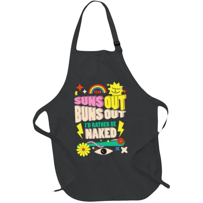 Funny SUNS OUT BUNS OUT Nude Naked Naturist Nudist Apron