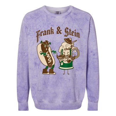 Frank & Stein Oktoberfest Beer Festival Colorblast Crewneck Sweatshirt