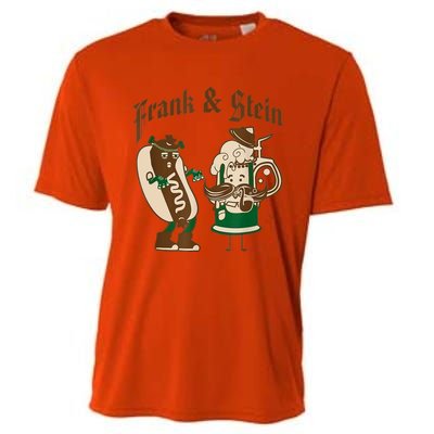 Frank & Stein Oktoberfest Beer Festival Cooling Performance Crew T-Shirt