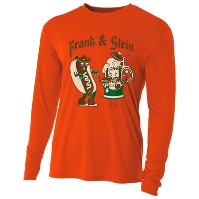 Frank & Stein Oktoberfest Beer Festival Cooling Performance Long Sleeve Crew