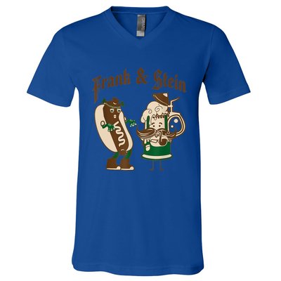 Frank & Stein Oktoberfest Beer Festival V-Neck T-Shirt