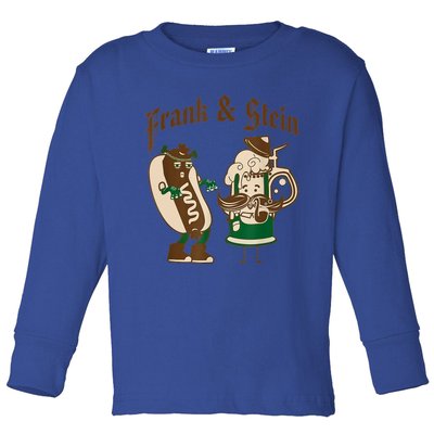 Frank & Stein Oktoberfest Beer Festival Toddler Long Sleeve Shirt