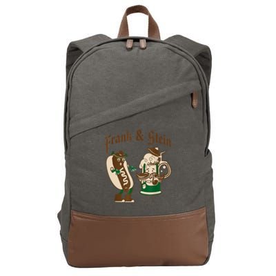 Frank & Stein Oktoberfest Beer Festival Cotton Canvas Backpack