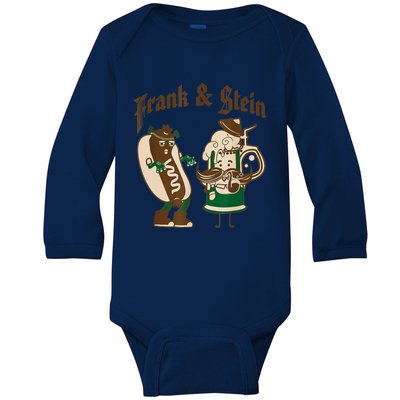 Frank & Stein Oktoberfest Beer Festival Baby Long Sleeve Bodysuit