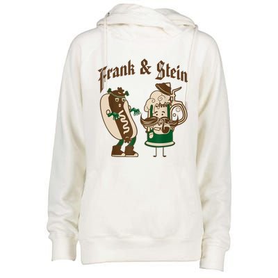 Frank & Stein Oktoberfest Beer Festival Womens Funnel Neck Pullover Hood