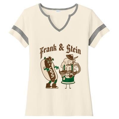 Frank & Stein Oktoberfest Beer Festival Ladies Halftime Notch Neck Tee