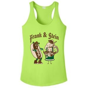 Frank & Stein Oktoberfest Beer Festival Ladies PosiCharge Competitor Racerback Tank