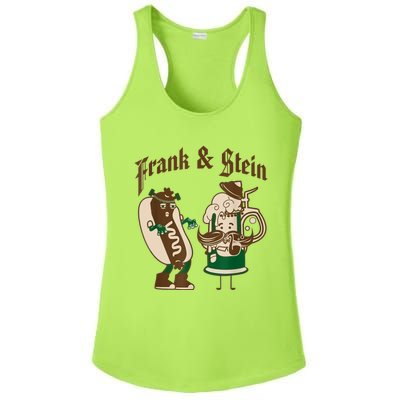 Frank & Stein Oktoberfest Beer Festival Ladies PosiCharge Competitor Racerback Tank