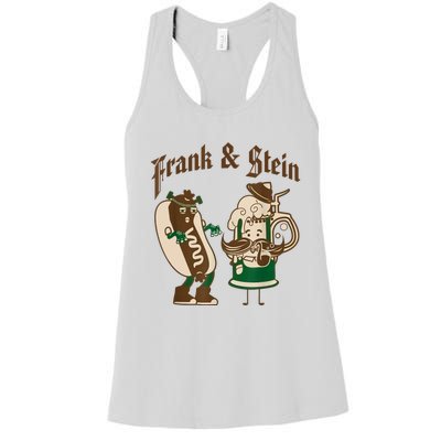 Frank & Stein Oktoberfest Beer Festival Women's Racerback Tank