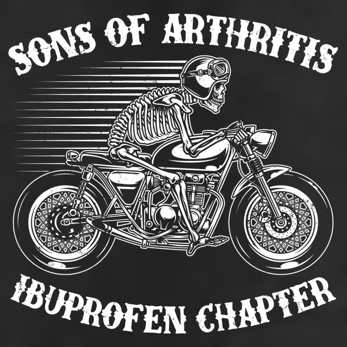 Funny Sons Of Arthritis Ibuprofen Chapter Skeleton Motorcycle 11oz C Handle Ceramic Mug