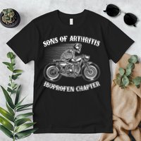 Funny Sons Of Arthritis Ibuprofen Chapter Skeleton Motorcycle Premium T-Shirt