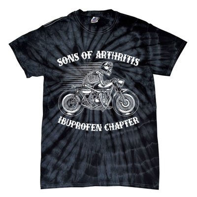 Funny Sons Of Arthritis Ibuprofen Chapter Skeleton Motorcycle Tie-Dye T-Shirt