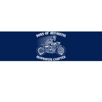 Funny Sons Of Arthritis Ibuprofen Chapter Skeleton Motorcycle Bumper Sticker