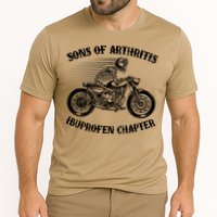 Funny Sons Of Arthritis Ibuprofen Chapter Skeleton Motorcycle Cooling Performance Crew T-Shirt