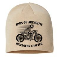Funny Sons Of Arthritis Ibuprofen Chapter Skeleton Motorcycle Sustainable Beanie