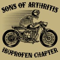 Funny Sons Of Arthritis Ibuprofen Chapter Skeleton Motorcycle Sustainable Beanie