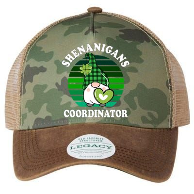 Funny St Patricks Day Shenanigans Coordinator Teacher Mom Gift Legacy Tie Dye Trucker Hat