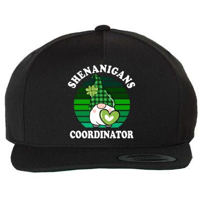 Funny St Patricks Day Shenanigans Coordinator Teacher Mom Gift Wool Snapback Cap