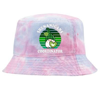 Funny St Patricks Day Shenanigans Coordinator Teacher Mom Gift Tie-Dyed Bucket Hat