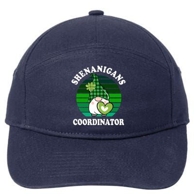 Funny St Patricks Day Shenanigans Coordinator Teacher Mom Gift 7-Panel Snapback Hat