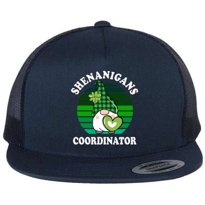 Funny St Patricks Day Shenanigans Coordinator Teacher Mom Gift Flat Bill Trucker Hat