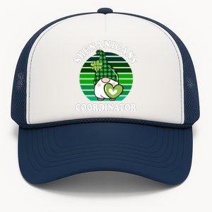 Funny St Patricks Day Shenanigans Coordinator Teacher Mom Gift Trucker Hat