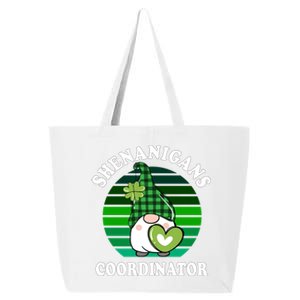 Funny St Patricks Day Shenanigans Coordinator Teacher Mom Gift 25L Jumbo Tote