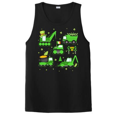 Funny St Patricks Day Crane Truck Construction Boy PosiCharge Competitor Tank