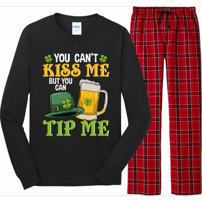 Funny St Patricks Day Gift For Bartender Gift Long Sleeve Pajama Set