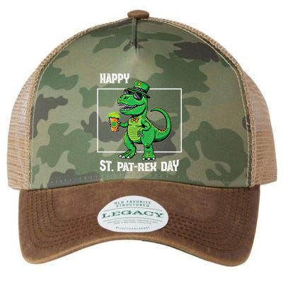 Funny Saint Patrick Beer Rex Design Happy St Patrex Day Meaningful Gift Legacy Tie Dye Trucker Hat