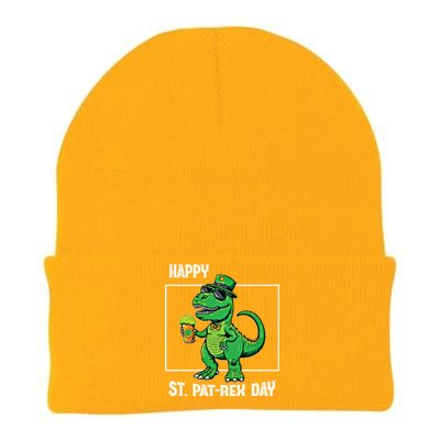 Funny Saint Patrick Beer Rex Design Happy St Patrex Day Meaningful Gift Knit Cap Winter Beanie