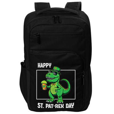 Funny Saint Patrick Beer Rex Design Happy St Patrex Day Meaningful Gift Impact Tech Backpack