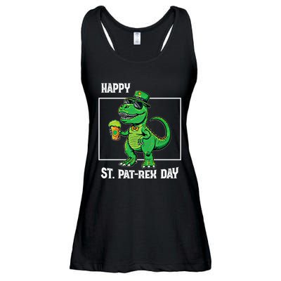 Funny Saint Patrick Beer Rex Design Happy St Patrex Day Meaningful Gift Ladies Essential Flowy Tank