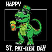 Funny Saint Patrick Beer Rex Design Happy St Patrex Day Meaningful Gift 16 in Basic Backpack