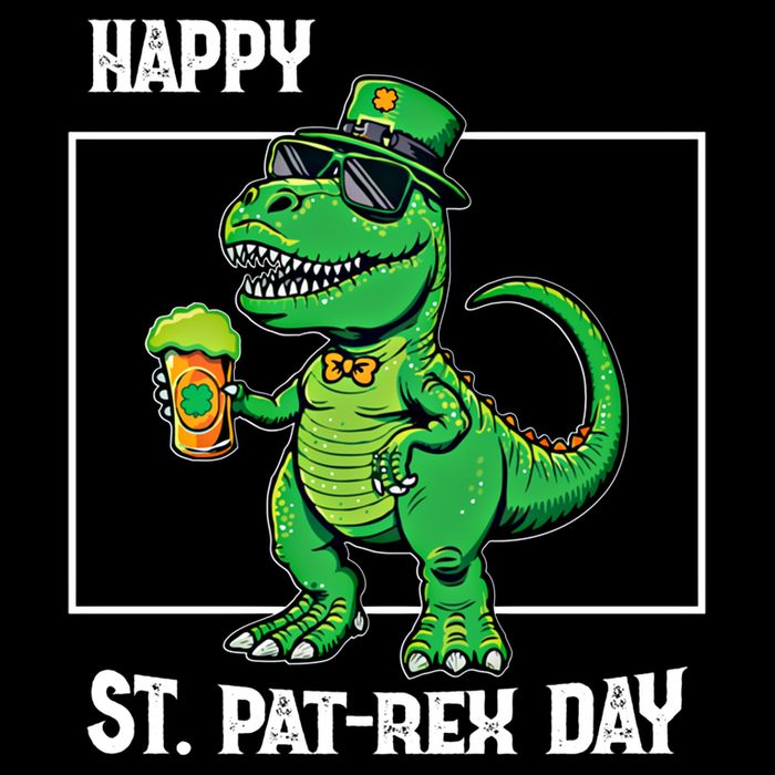 Funny Saint Patrick Beer Rex Design Happy St Patrex Day Meaningful Gift 16 in Basic Backpack