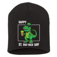 Funny Saint Patrick Beer Rex Design Happy St Patrex Day Meaningful Gift Short Acrylic Beanie