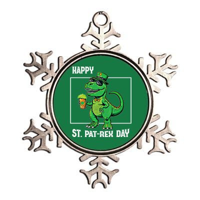 Funny Saint Patrick Beer Rex Design Happy St Patrex Day Meaningful Gift Metallic Star Ornament