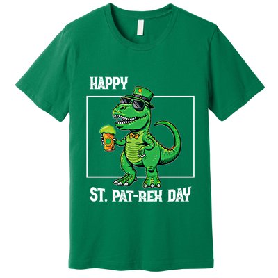 Funny Saint Patrick Beer Rex Design Happy St Patrex Day Meaningful Gift Premium T-Shirt