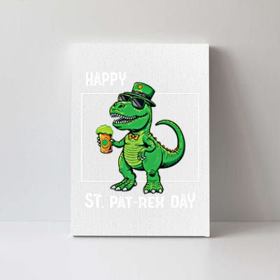 Funny Saint Patrick Beer Rex Design Happy St Patrex Day Meaningful Gift Canvas