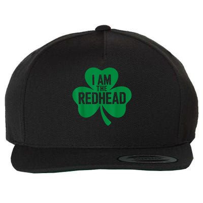 Funny St Patricks day I Am The Redhead Dibs on The Redhead Wool Snapback Cap