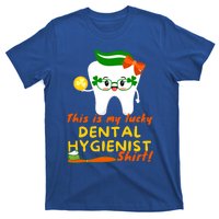 Funny St Patrick's Day Dental Hygienist Dentist Lucky Tooth Gift T-Shirt