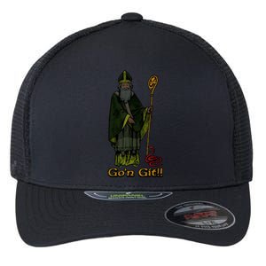 Funny St Patricks Day GoN Git St Patrick Flexfit Unipanel Trucker Cap