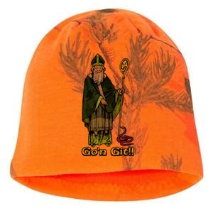 Funny St Patricks Day GoN Git St Patrick Kati - Camo Knit Beanie