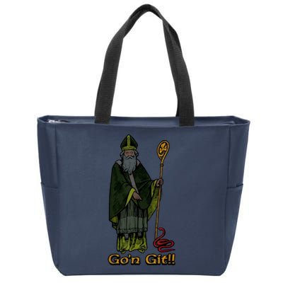 Funny St Patricks Day GoN Git St Patrick Zip Tote Bag