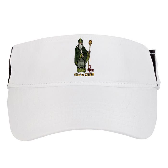 Funny St Patricks Day GoN Git St Patrick Adult Drive Performance Visor