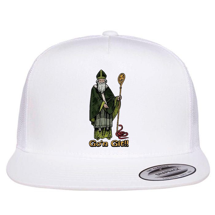 Funny St Patricks Day GoN Git St Patrick Flat Bill Trucker Hat