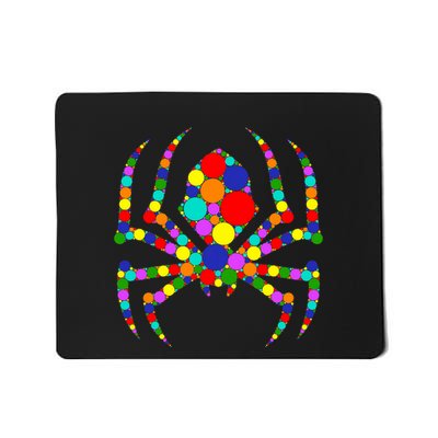 Funny Spider Polka Dots Happy Dot Day Spider Lovers Mousepad