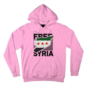 Free Syria Patriotic Syrian Flag Hoodie